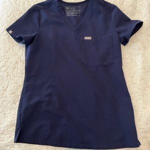 Figs Women XXS One pocket Catarina scrub top EUC